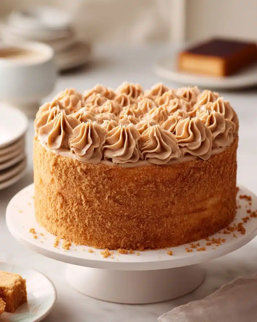 Gingerbread Cake with Cinnamon Molasses Frosting Recipe