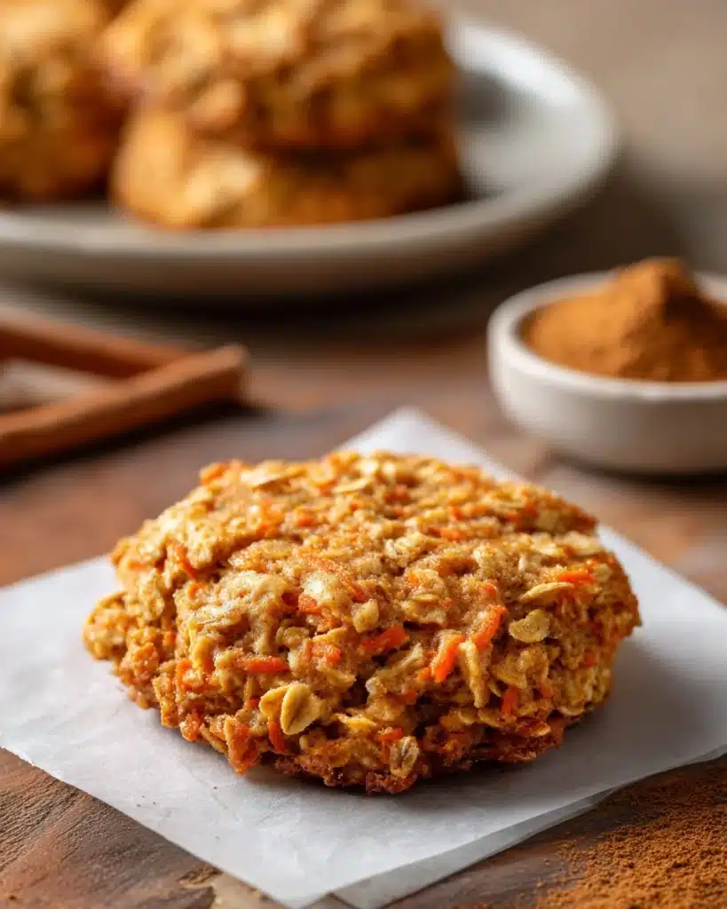 Healthy Carrot Cake Oatmeal Cookies Recipe