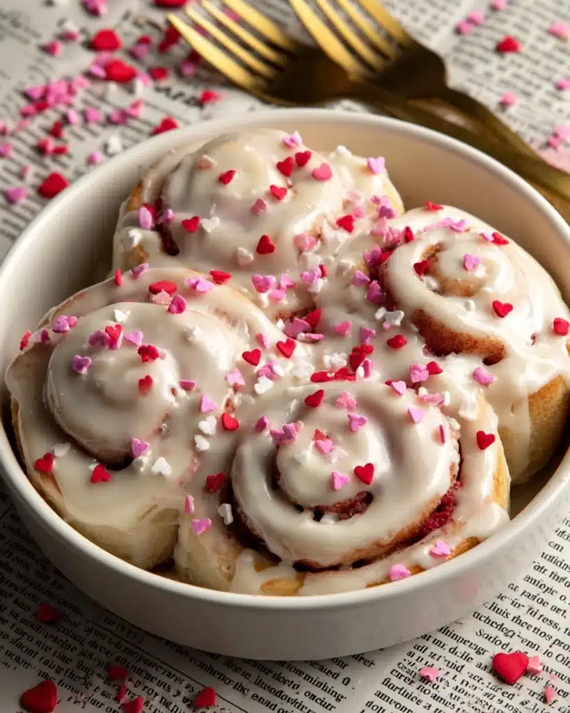 Red Velvet Cinnamon Rolls Recipe