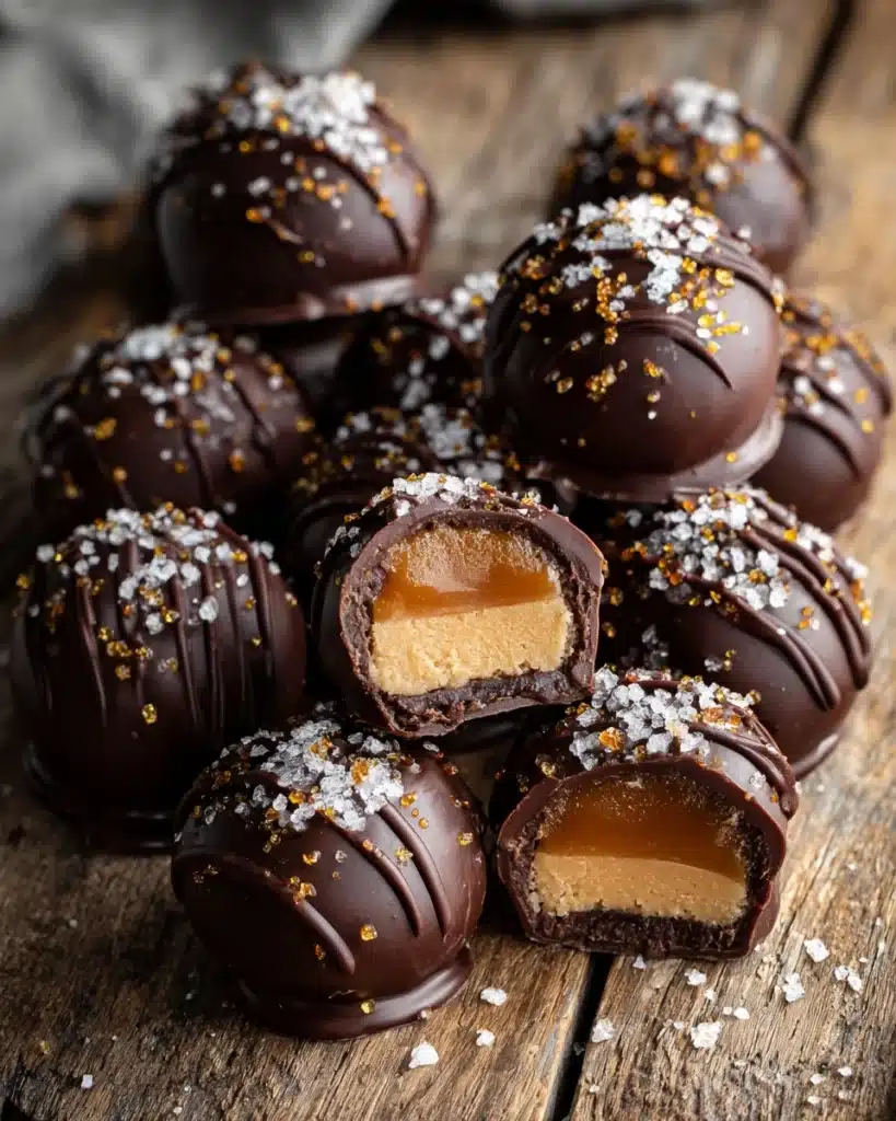 Salted Caramel Truffles Recipe