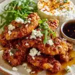 Crispy Hot Honey Feta Chicken Recipe