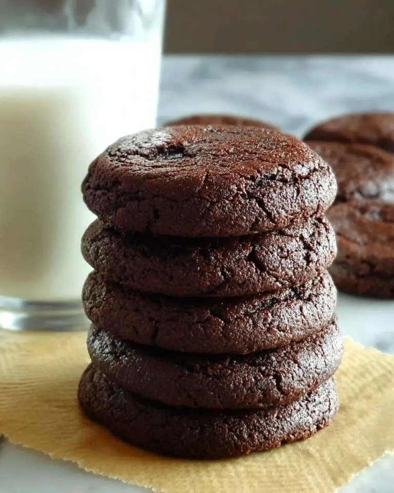 Moist Chocolate Cookies with Cocoa Powder Recipe