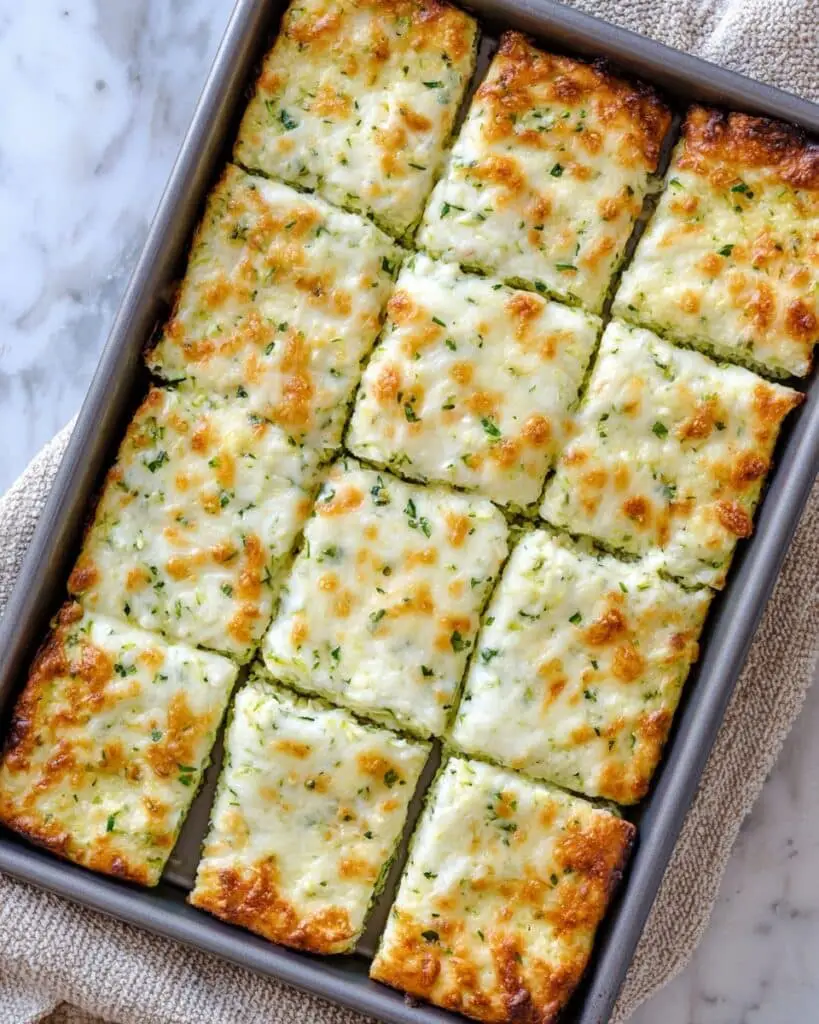 Cheesy Zucchini Breadsticks Recipe
