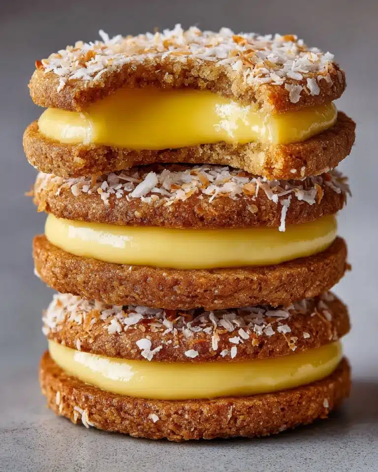 Lemon Coconut Heaven Cookies Recipe