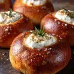 Mozzarella Stuffed Rosemary and Parmesan Soft Pretzels Recipe 6 Mozzarella Stuffed Rosemary and Parmesan Soft Pretzels Recipe