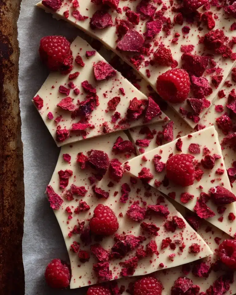 Raspberry Meringue Bark Recipe