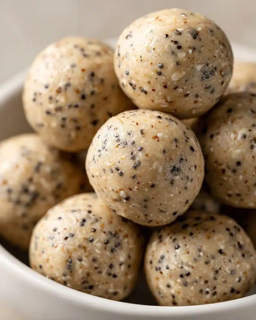No-Bake Lemon Poppyseed Protein Balls Recipe