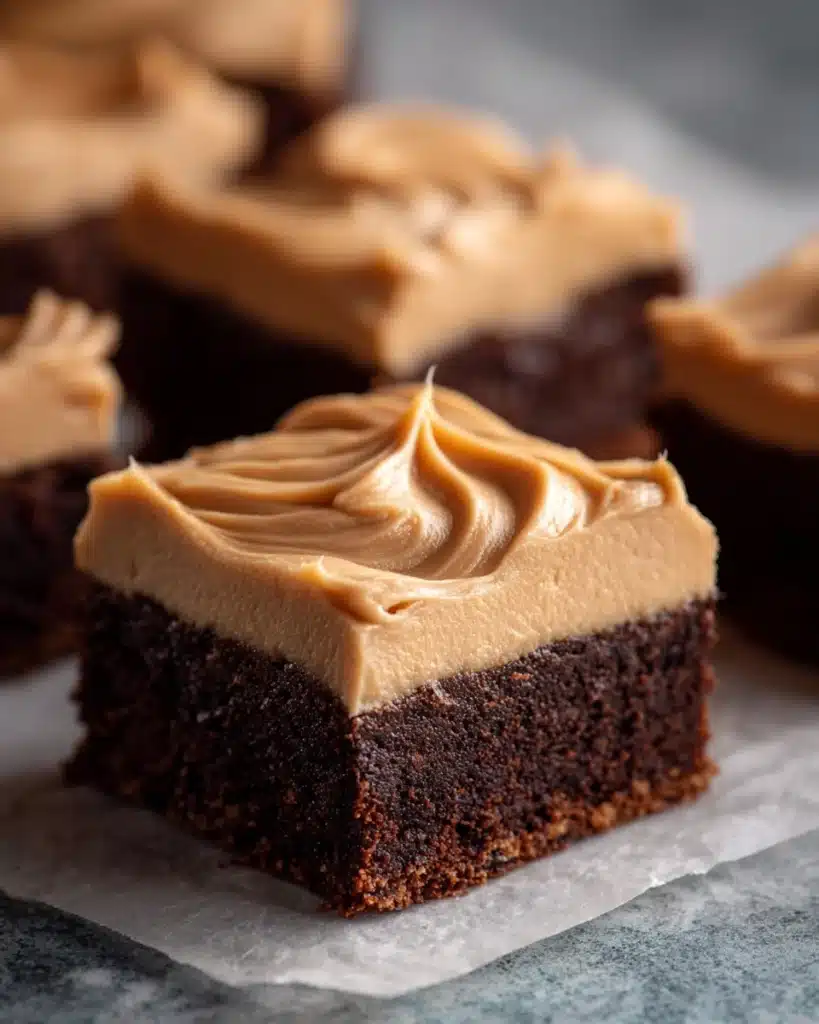 Frosted Coffee Brownies Recipe