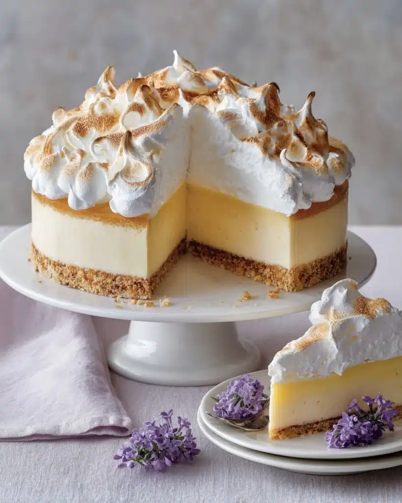 Triple Lemon Meringue Cheesecake Recipe