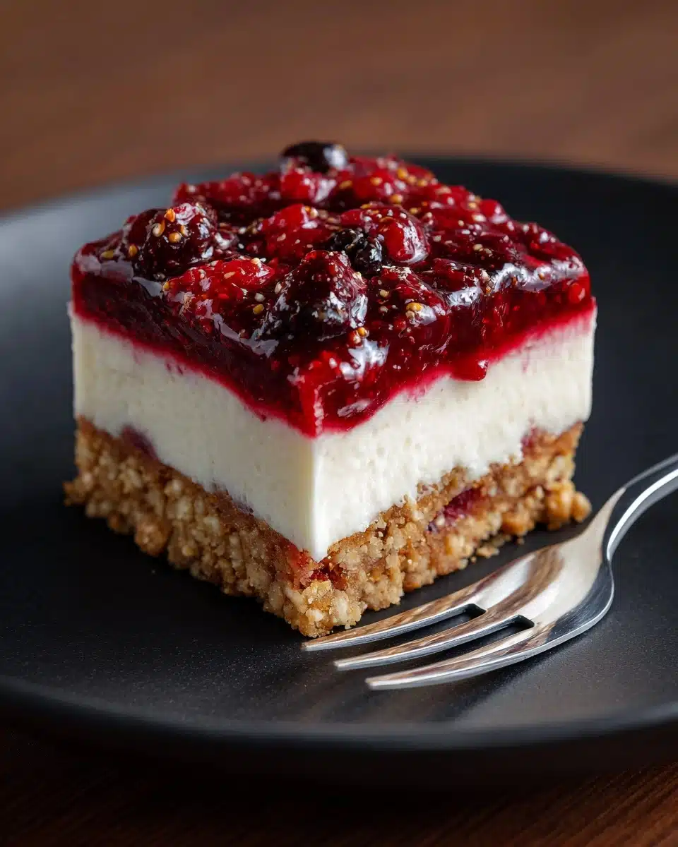 Fig Cheese Cake Bars Recipe