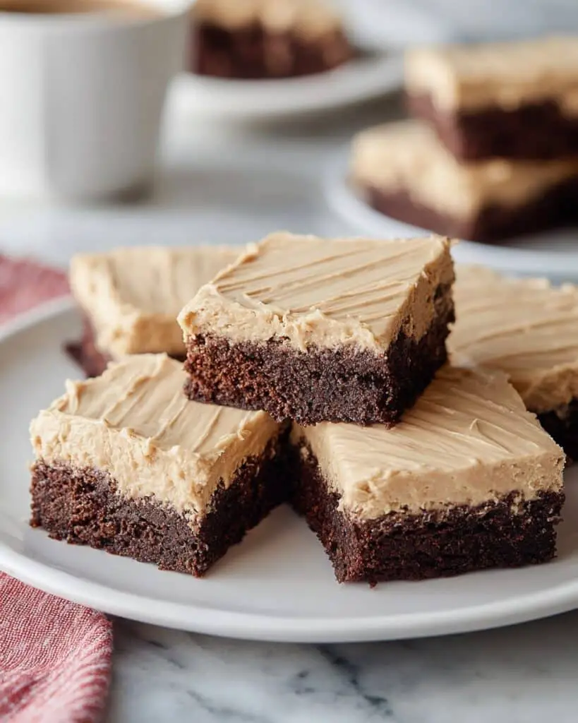 Frosted Coffee Brownies Recipe