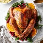 Best Garlic Herb Roasted Turkey Recipe