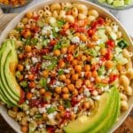 Buffalo Pasta Salad with Feta, Veggies, and Creamy Buffalo Ranch Dressing Recipe