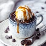Air Fryer Chocolate Mug Cake Recipe