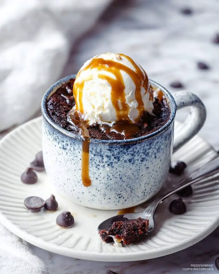 Air Fryer Chocolate Mug Cake Recipe