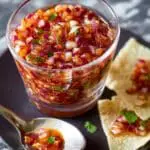 5-Minute Cold Red Onion Chutney for Poppadoms Recipe