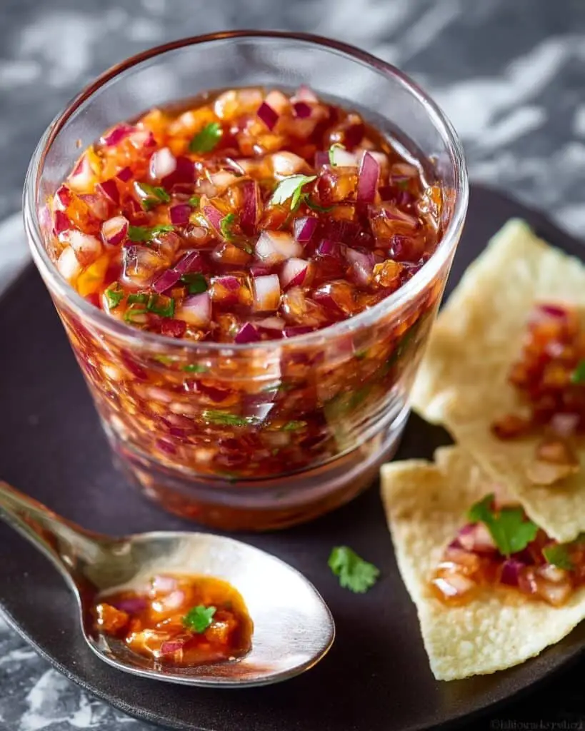 5-Minute Cold Red Onion Chutney for Poppadoms Recipe