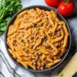 Easy High Protein Creamy Beef Pasta Recipe