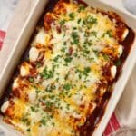 The Best Ground Beef Enchiladas Recipe