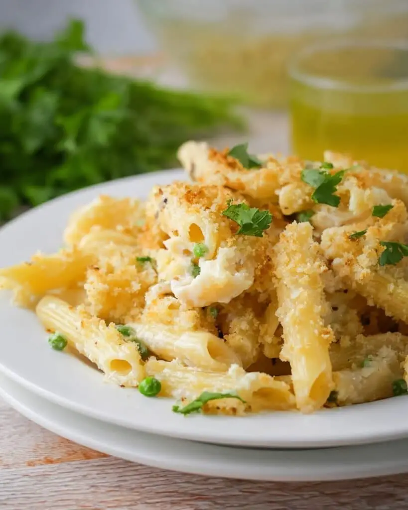 Garlic Parmesan Pasta with Chicken Recipe