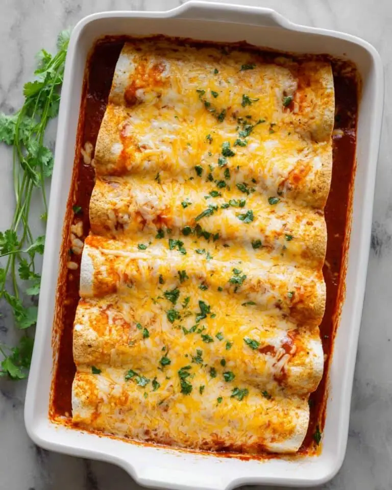 Easy Ground Beef Enchiladas Recipe