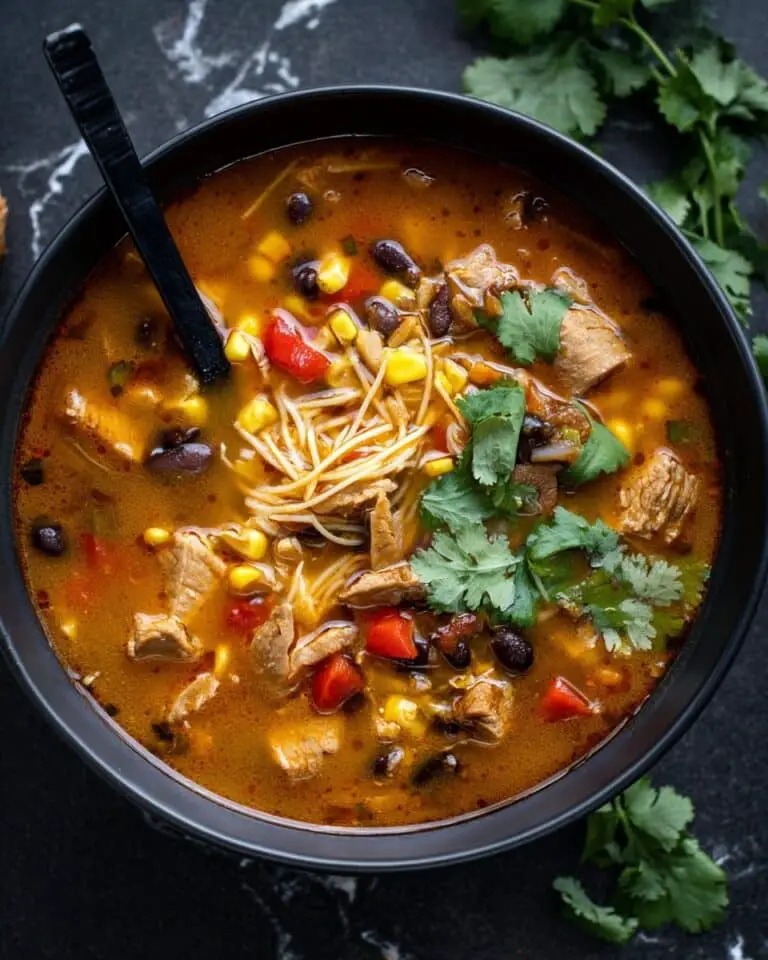 Easy Chicken Enchilada Soup Recipe