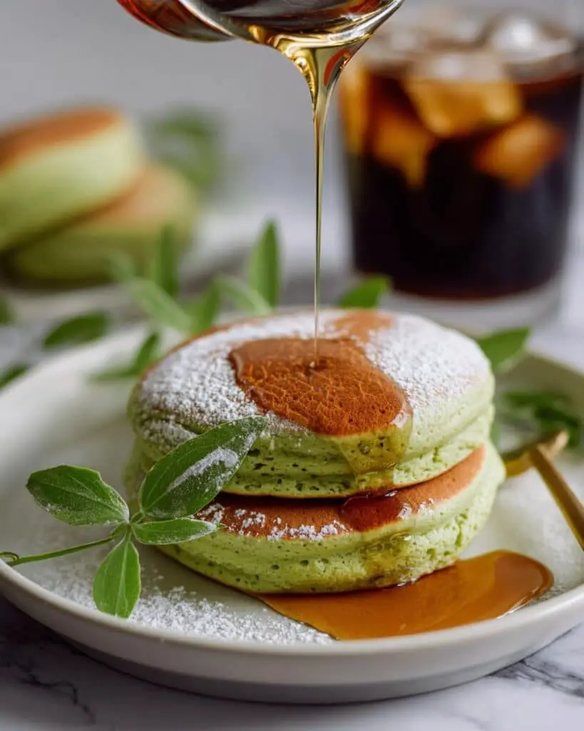 Matcha Soufflé Pancakes Recipe