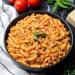 Easy High Protein Creamy Beef Pasta Recipe