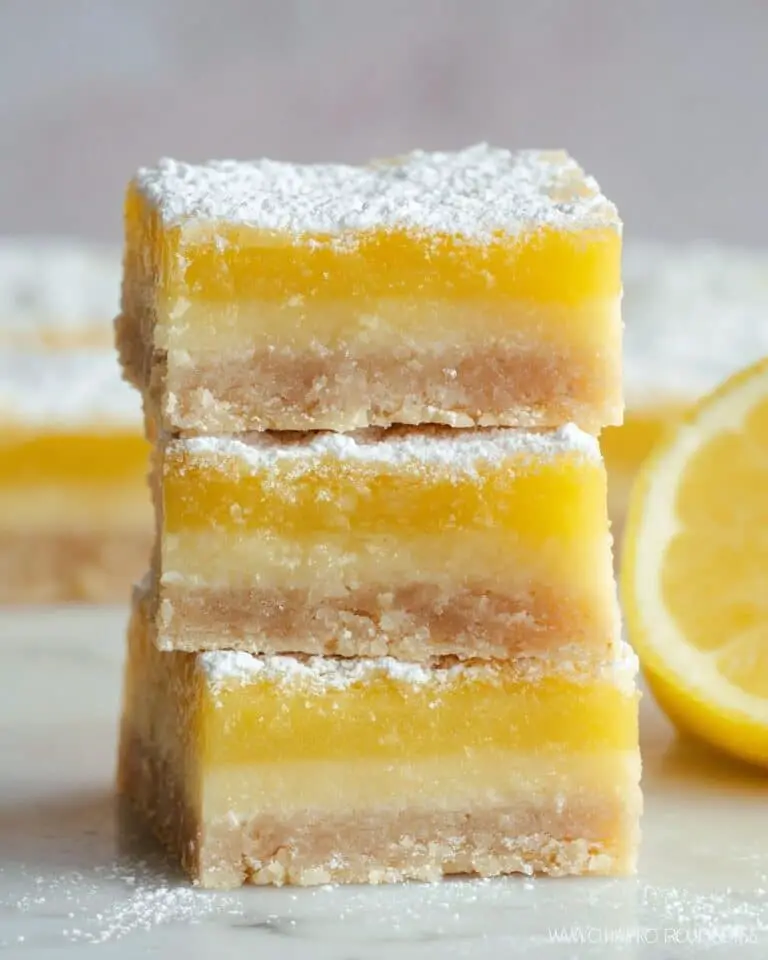 Lemon Bars with Lemon Curd Recipe