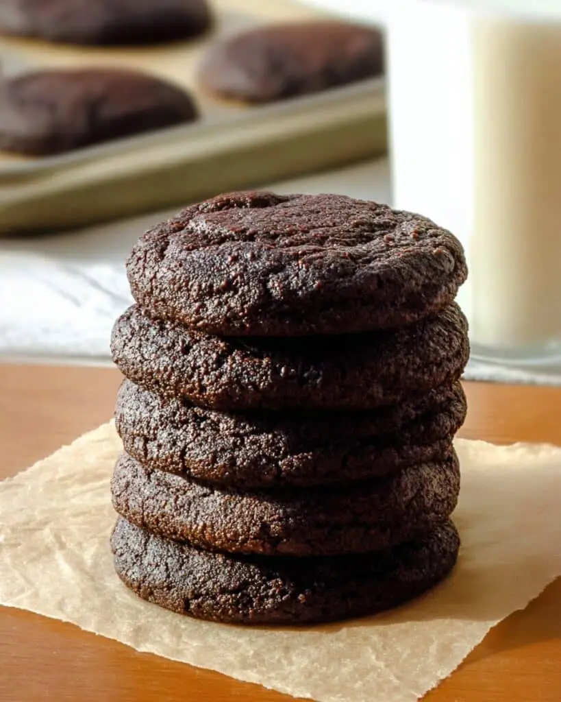 Moist Chocolate Cookies with Cocoa Powder Recipe