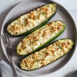 Feta Cheese Stuffed Zucchini Recipe