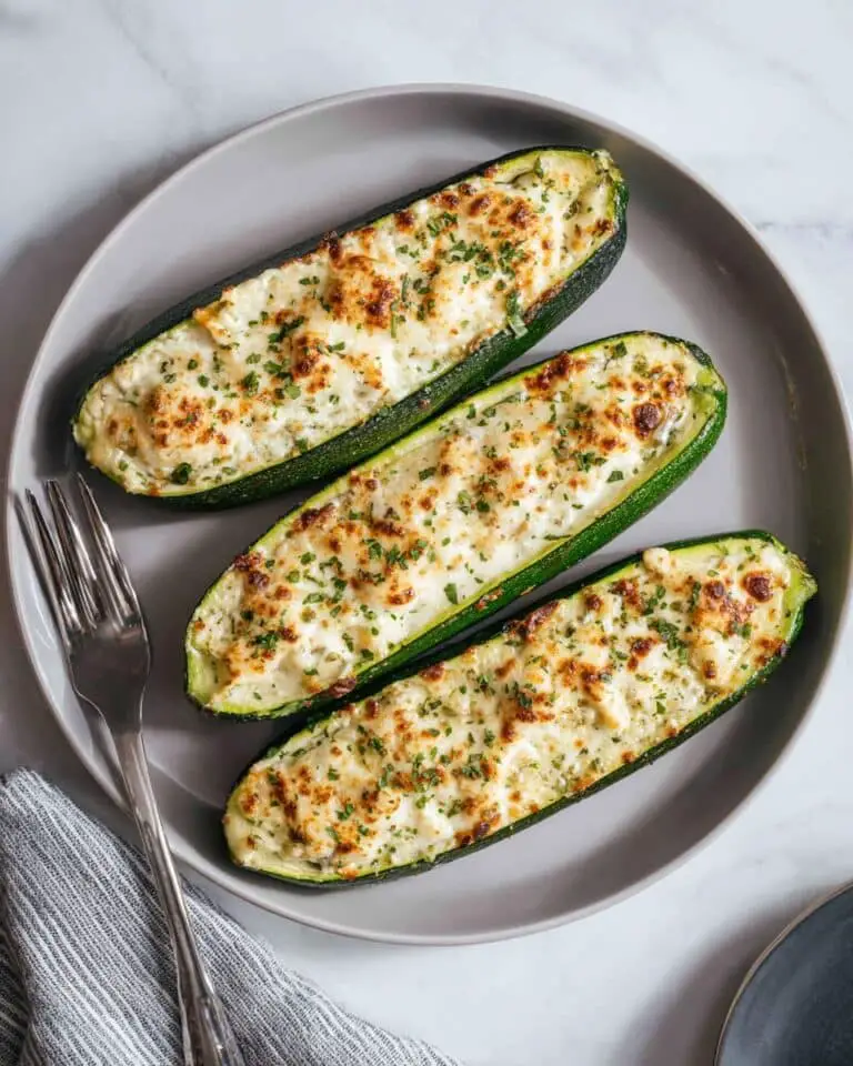 Feta Cheese Stuffed Zucchini Recipe