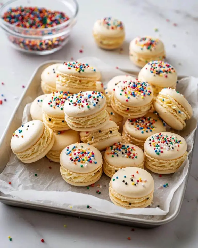Birthday Cake Macarons Recipe