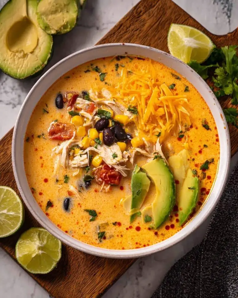 Creamy Chicken Enchilada Soup Recipe