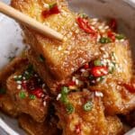 Crispy Pan-Fried Enoki Mushroom Rice Bowl (Vegan) Recipe