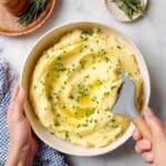 Garlic Roasted Mashed Potatoes Recipe