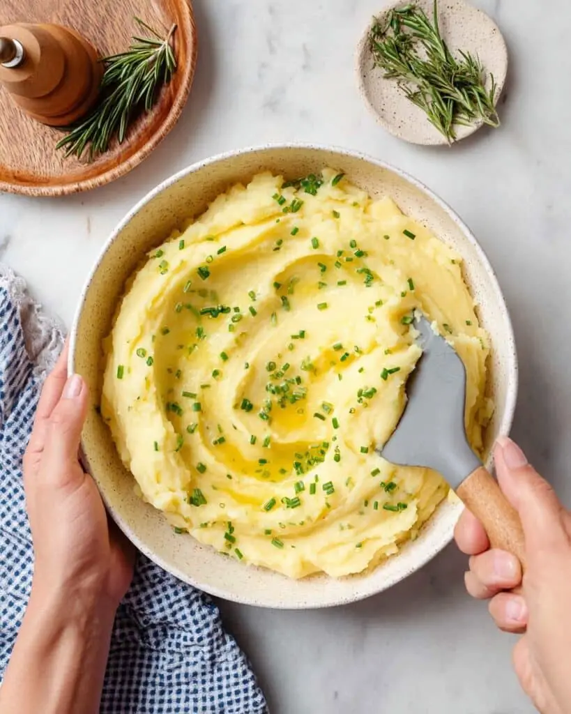 Garlic Roasted Mashed Potatoes Recipe