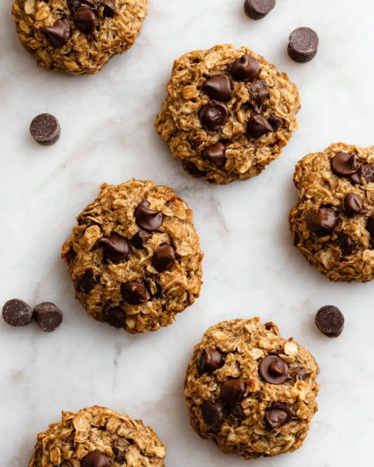 Easy 4-Ingredient Banana Oatmeal Cookies Recipe