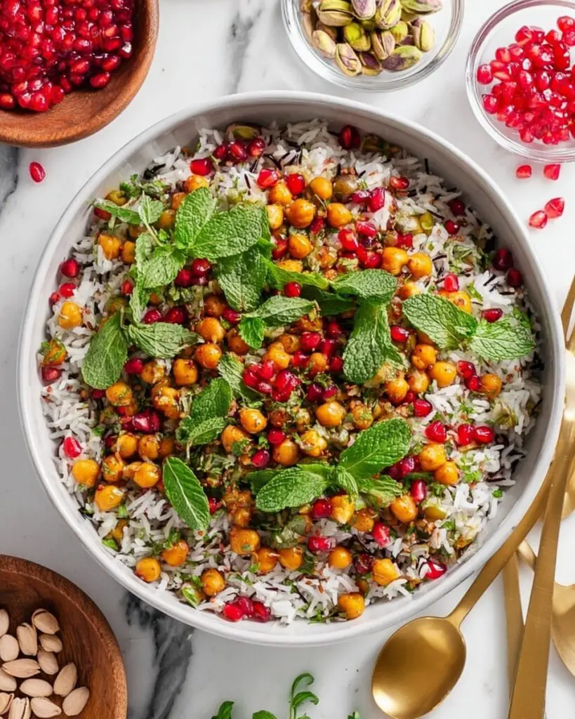 Pomegranate Rice Salad Recipe