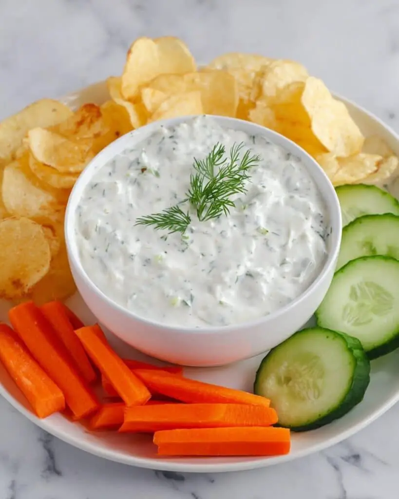 Greek Yogurt Dill Pickle Dip Recipe