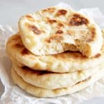 Easy Cauliflower Flatbread (Naan) Recipe - Vegan & Low Calorie Recipe