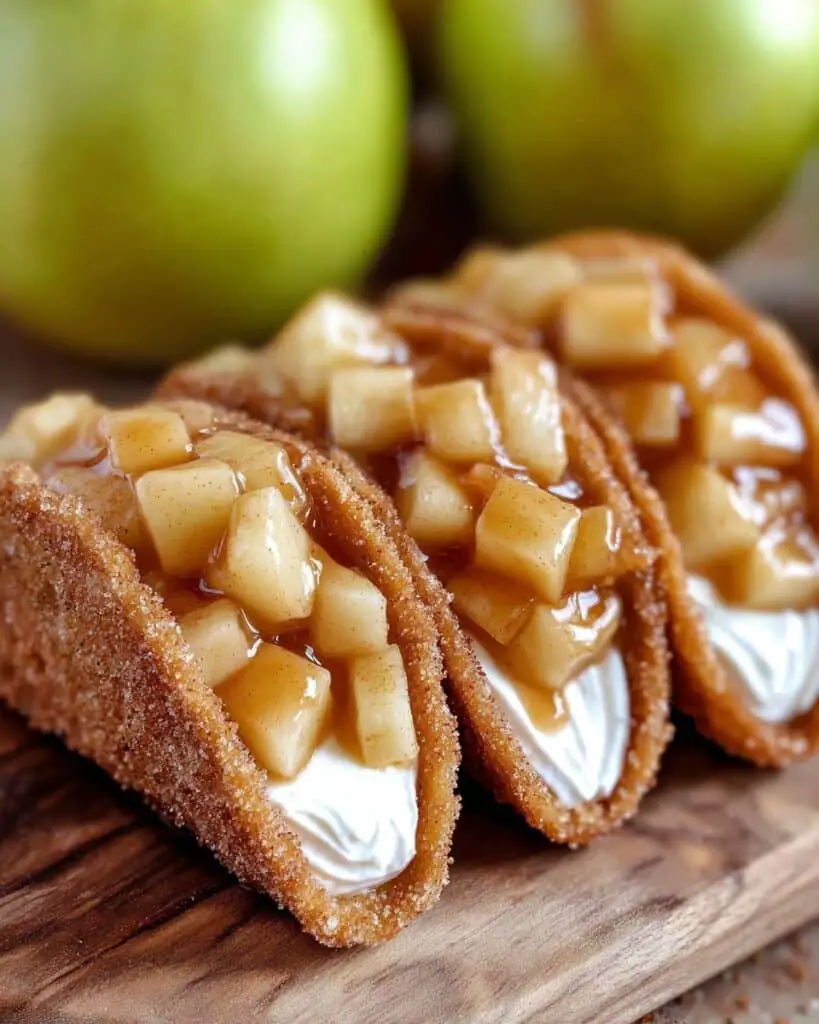 Apple Cheesecake Tacos Recipe