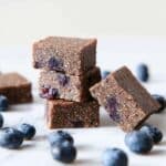Vegan Blueberry Oatmeal Protein Bars Recipe