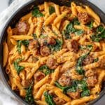 One Pot Creamy Cajun Sausage Pasta Recipe