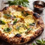3 Cheese Lemon Basil Pizza Recipe