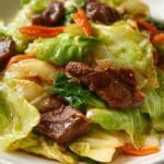 Easy Cabbage and Beef Stir Fry Recipe