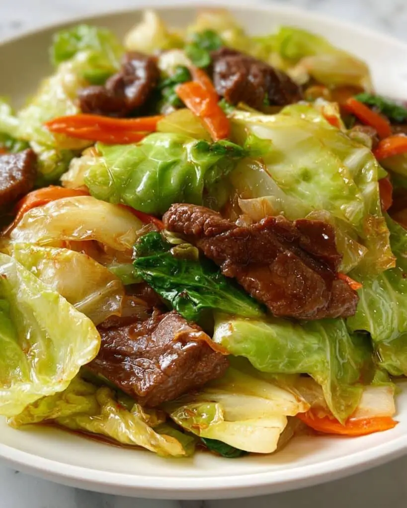 Easy Cabbage and Beef Stir Fry Recipe