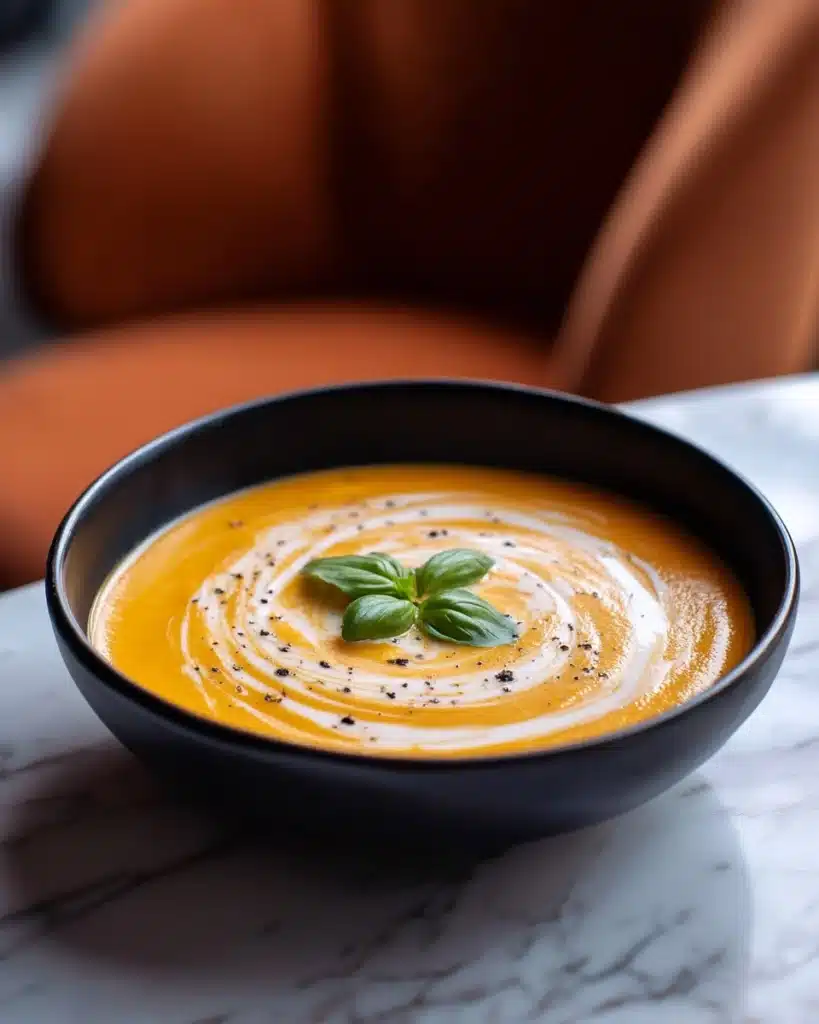 Creamy Roasted Veggie Soup Recipe