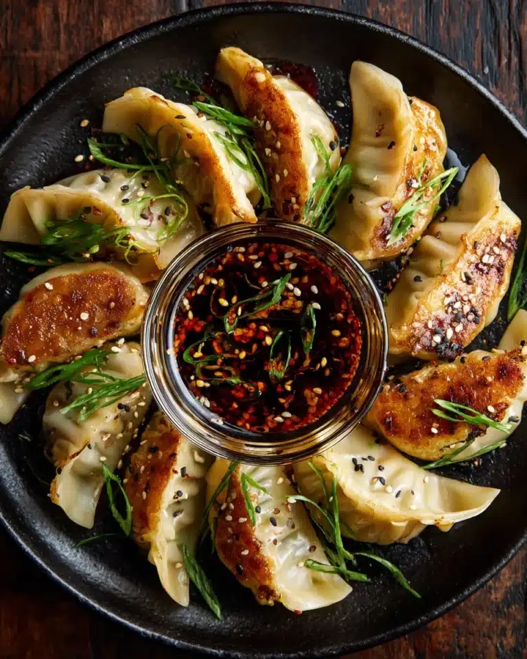 Chicken Potstickers (Pan Fried Dumplings) Recipe 8 Chicken Potstickers (Pan Fried Dumplings) Recipe