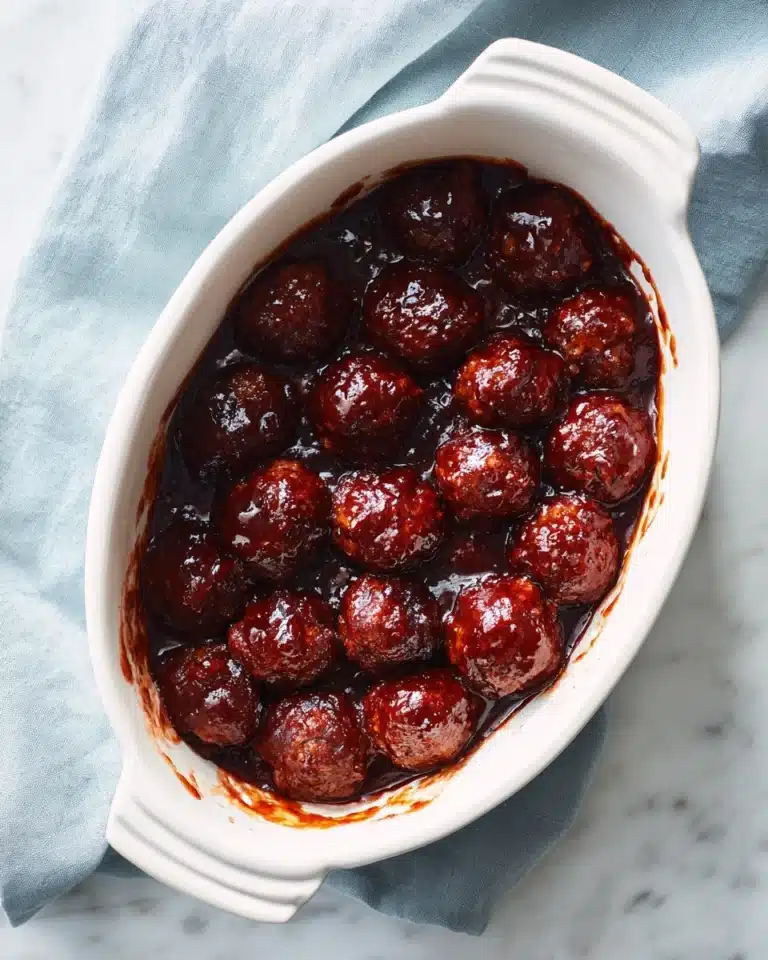 Grape Jelly Meatballs Recipe